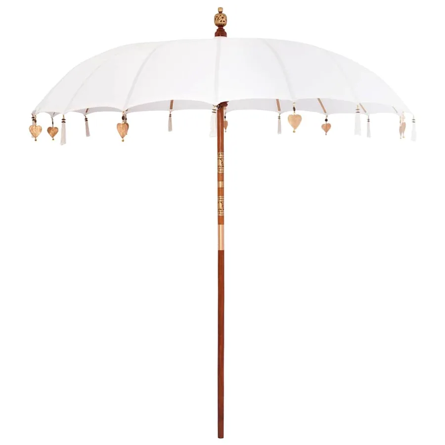 Parasol balinais Crème 220 x 220 x 260 cm - 2