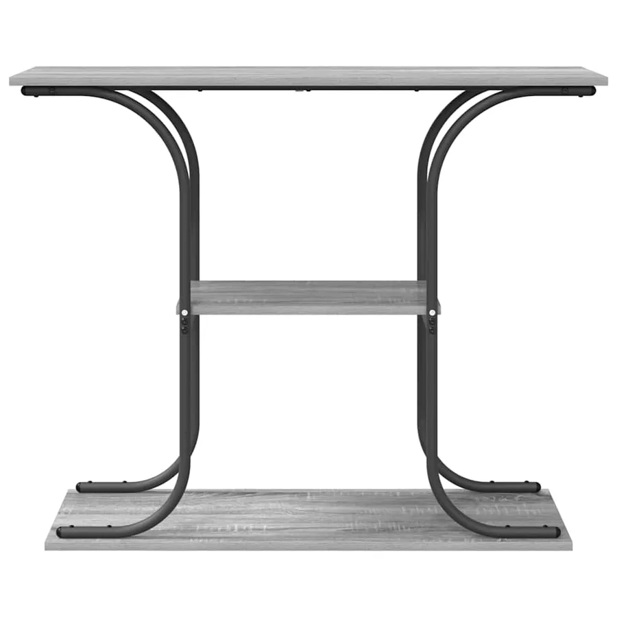 Table console Gris Sonoma 101 x 35 x 80,5 cm Bois d'ingénierie - 5