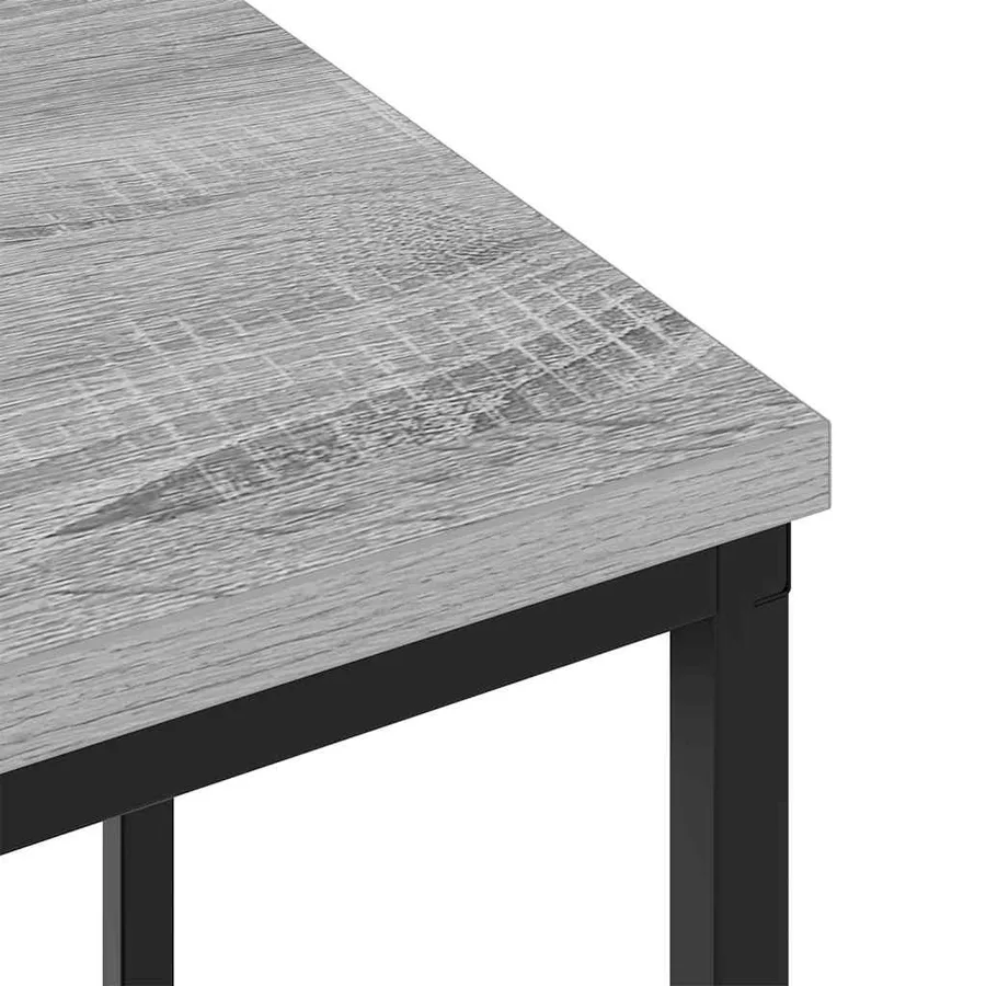 Cabinet de chevet Gris Sonoma 38 x 30 x 48 cm Bois d'ingénierie - 9