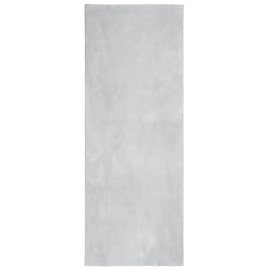 Tapis HUARTE à poils courts doux et lavable gris 80x200 cm - 2