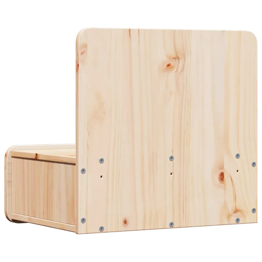 Table de chevet avec tiroir 2 pcs Marron 44 x 32,5 x 40 cm - 9