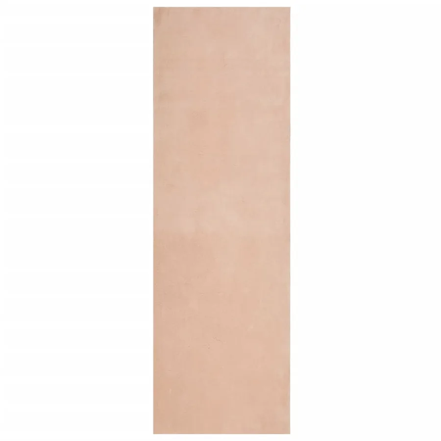 Tapis HUARTE à poils courts doux lavable rouge clair 80x250 cm - 2