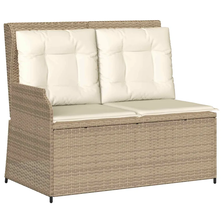 Banc de jardin Beige polyrotin - 2