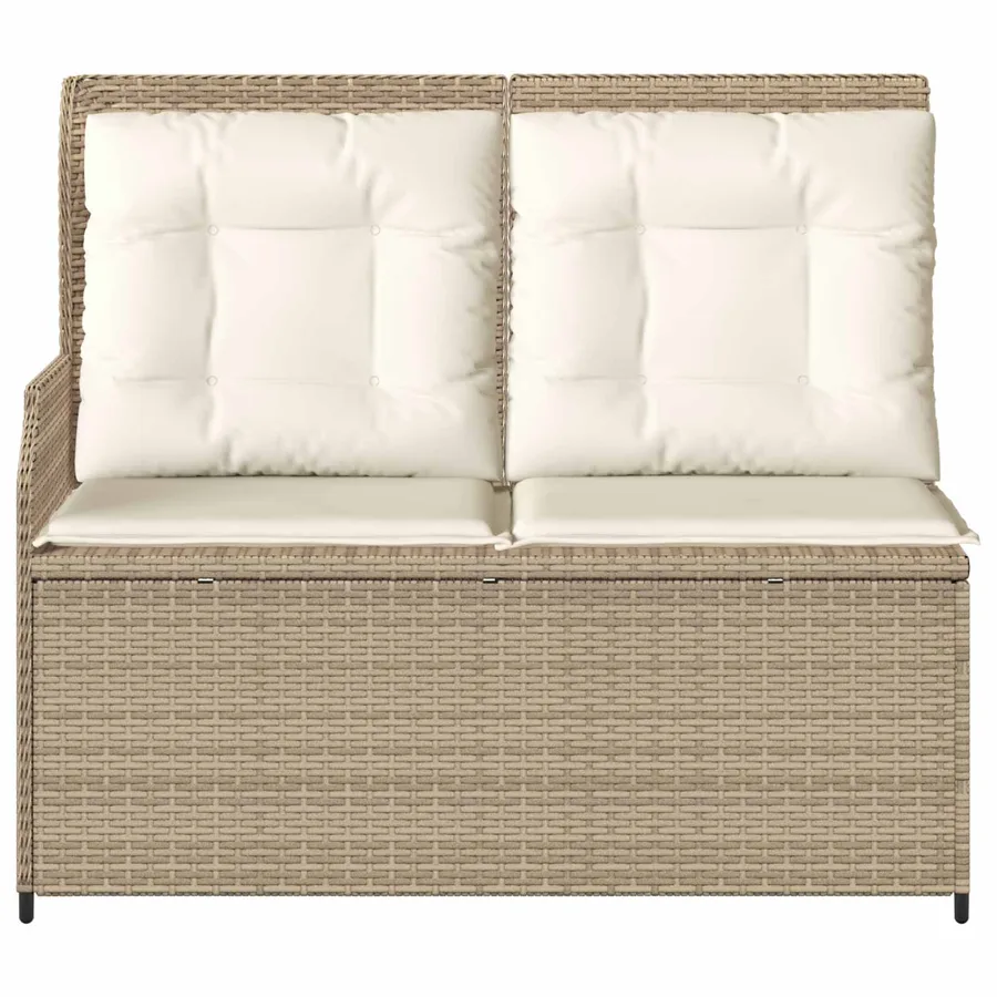 Banc de jardin Beige polyrotin - 4