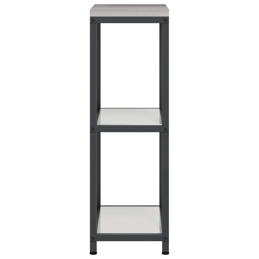 Rangement de cuisine HATTEM Argenté 30 x 50 x 92 cm Acier - 6