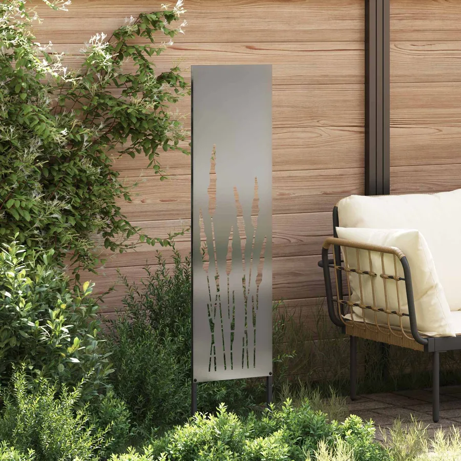 Écran de confidentialité de jardin Fretwork Argenté 32 x 140 cm - 3