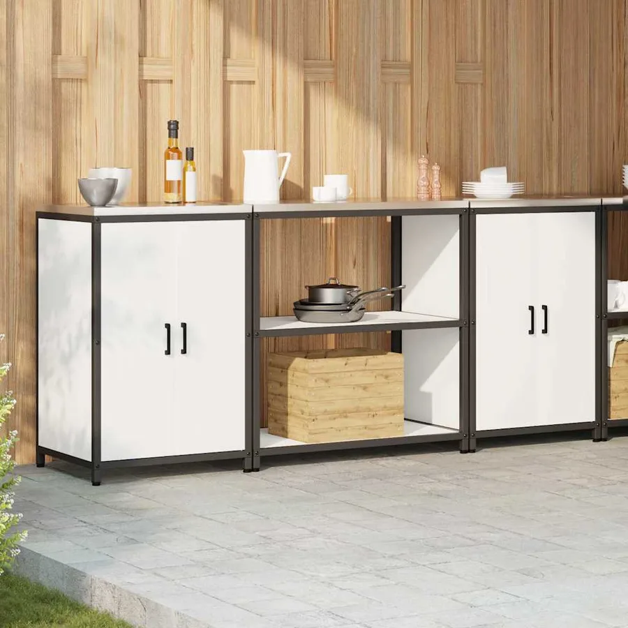 Ensemble de rangement cuisine HATTEM 3 pcs Blanc - 4