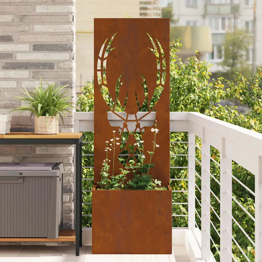 Écran de confidentialité de jardin Rouillé 50 x 150 cm