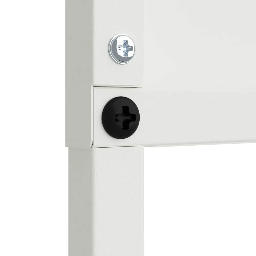 Écran de confidentialité de jardin Fretwork Blanc 50 x 140 cm - 10