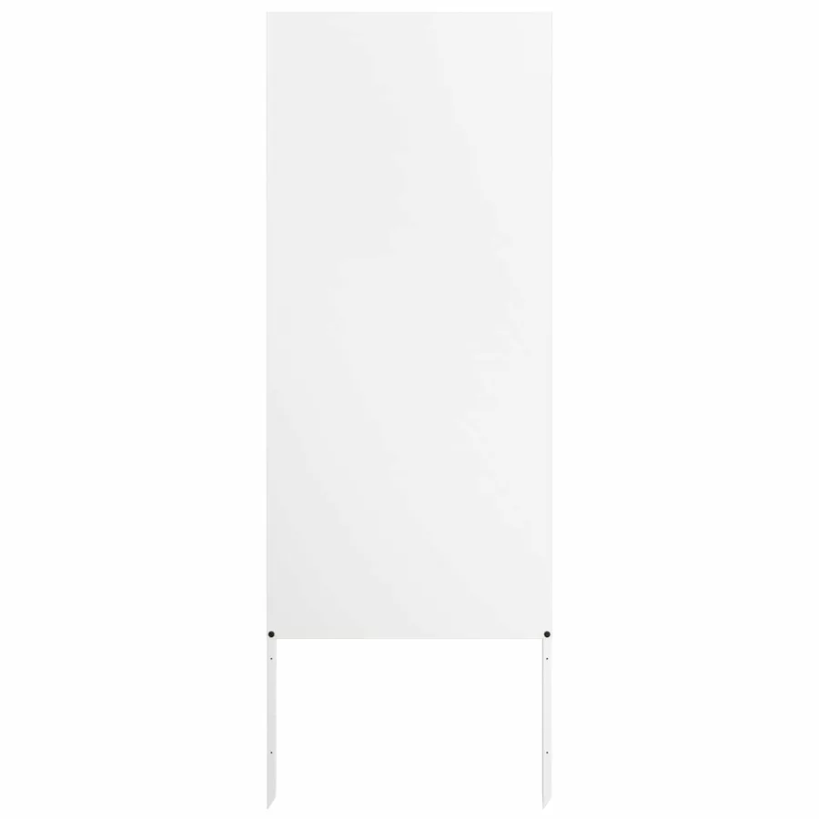 Écran de confidentialité de jardin Fretwork Blanc 50 x 140 cm - 4