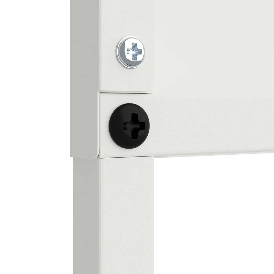 Écran de confidentialité de jardin Fretwork Blanc 50 x 140 cm - 9