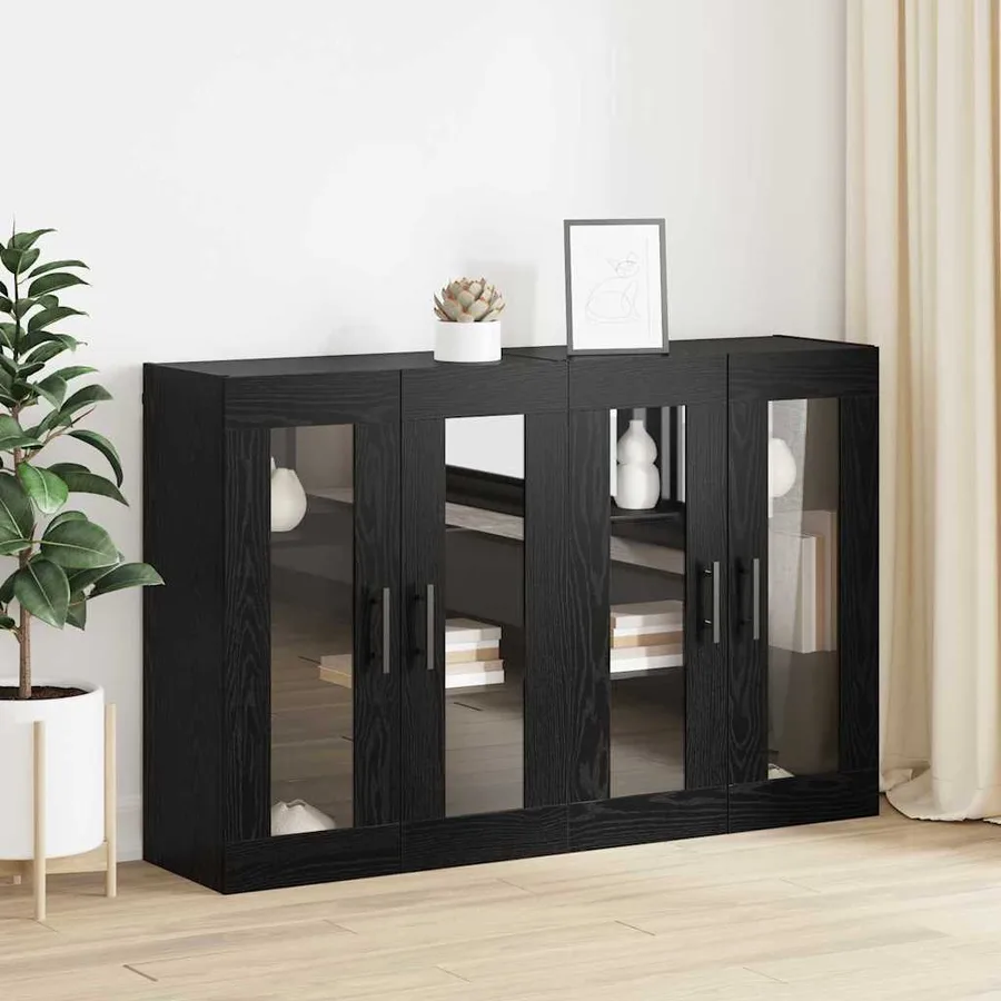 Armoires Murailles 2 pcs Chêne noir 69,5 x 34 x 90 cm - 4