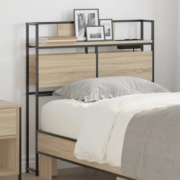 Tête de lit de rangement Chêne sonoma Bois d'ingénierie