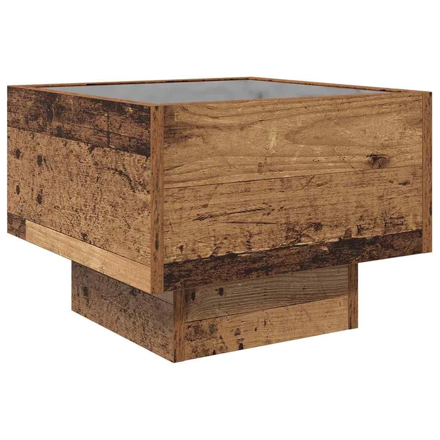 Table basse Bois ancien 40 x 40 x 30 cm Bois d'ingénierie - 8