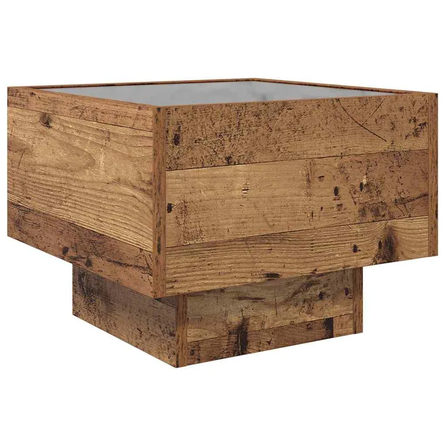 Table basse Bois ancien 40 x 40 x 30 cm Bois d'ingénierie - 6