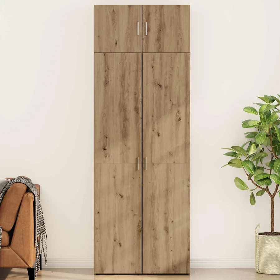 Armoire de rangement 2 pcs Chêne artisanal 80 x 42,5 x 225 cm