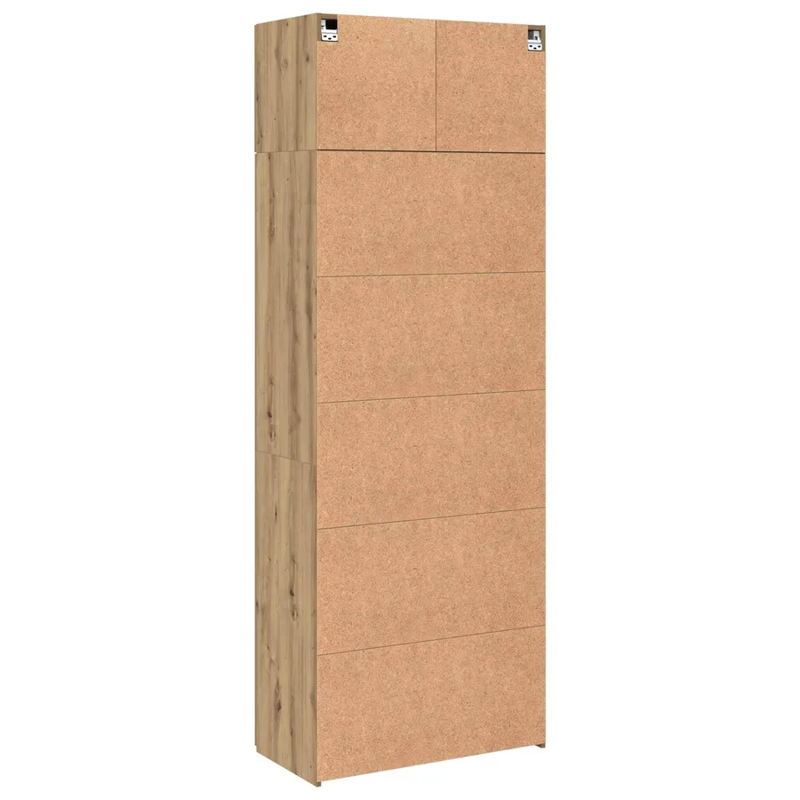 Armoire de rangement 2 pcs Chêne artisanal 80 x 42,5 x 225 cm - 8