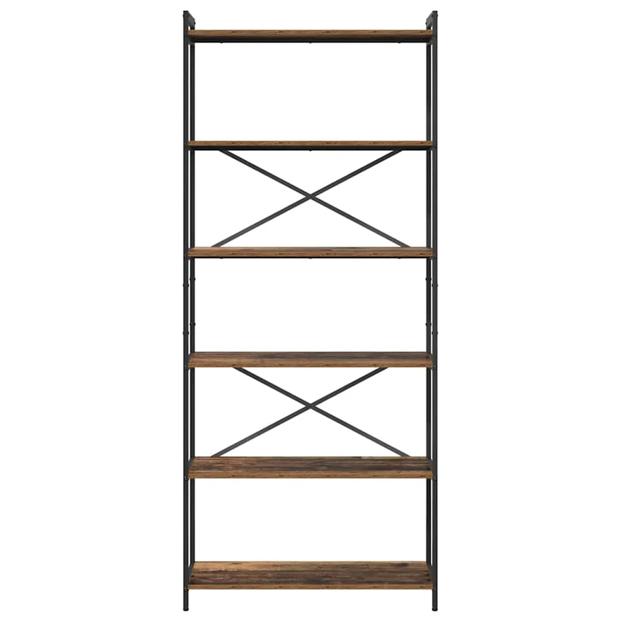 Étagère Bois ancien 80 x 30 x 189,5 cm Bois d'ingénierie - 5