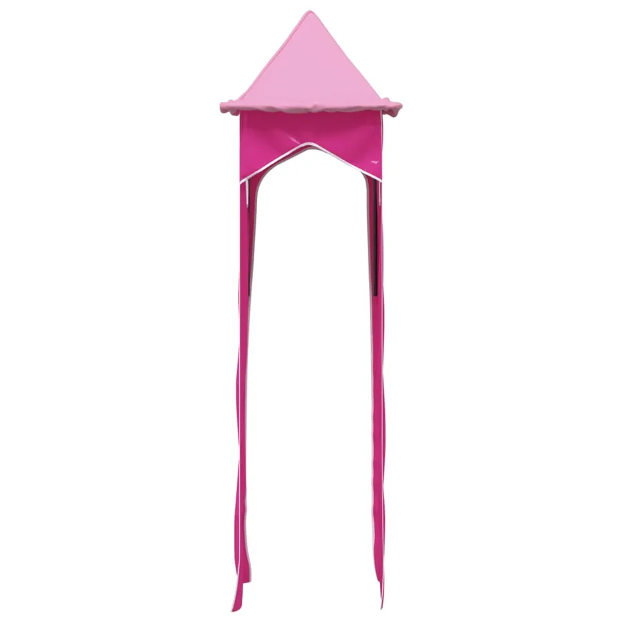 Rideaux pour lit mezzanine avec tour rose polyester - 15