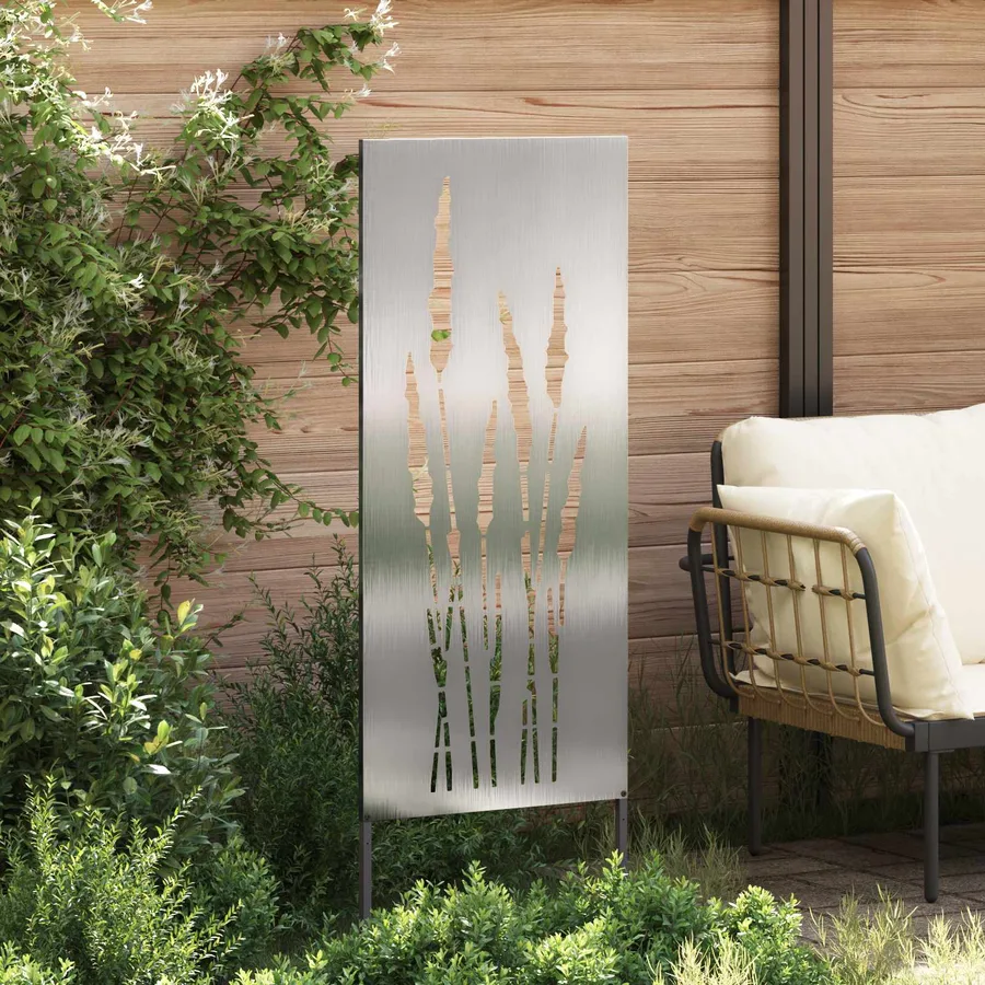 Écran de confidentialité de jardin Floral Argenté 50 x 140 cm - 3