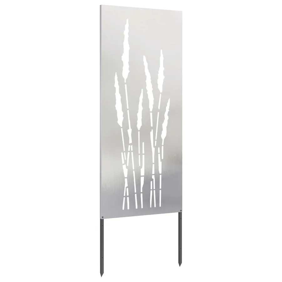 Écran de confidentialité de jardin Floral Argenté 50 x 140 cm - 4