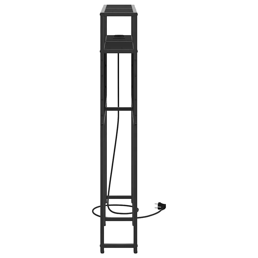 Tête de lit de rangement Chêne noir Bois d'ingénierie - 6