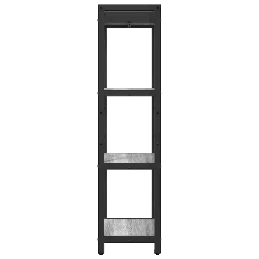Étagère Sonoma gris 40 x 30 x 119 cm Bois d'ingénierie - 6