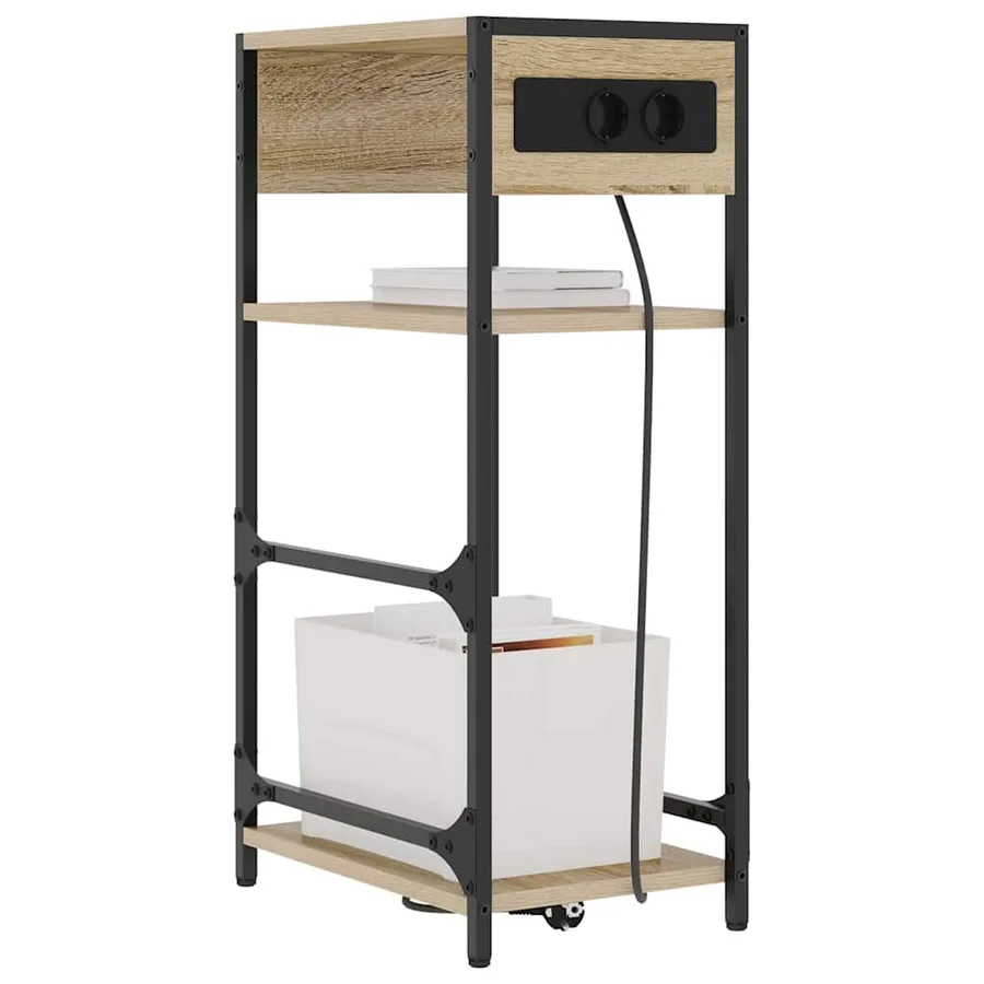 Cabinet de chevet Chêne Sonoma 40 x 27 x 76 cm - 3