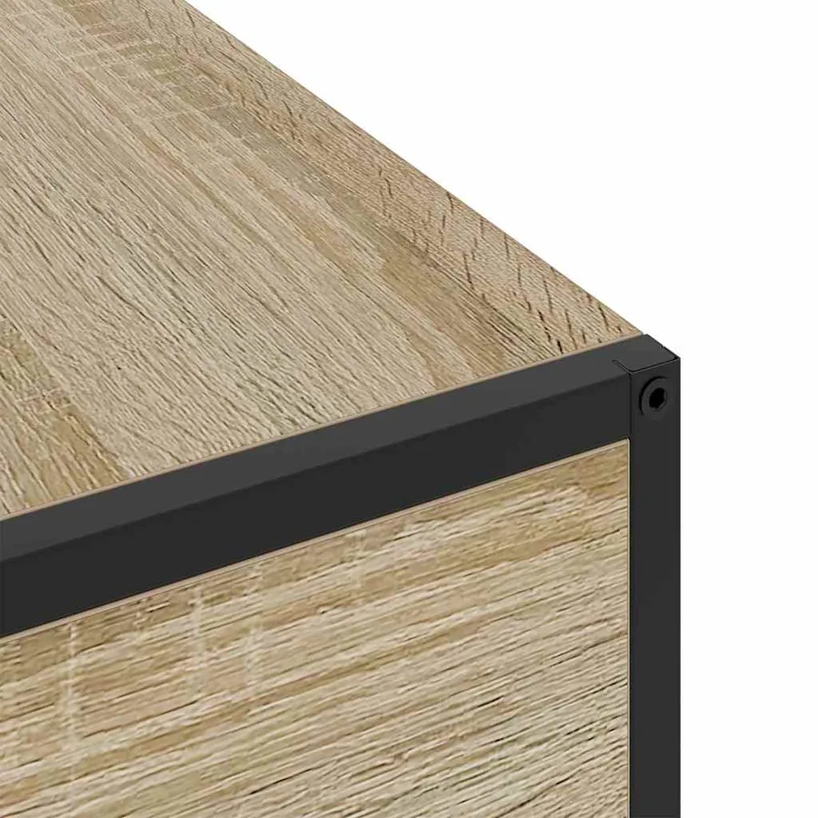 Cabinet de chevet Chêne Sonoma 40 x 27 x 76 cm - 8