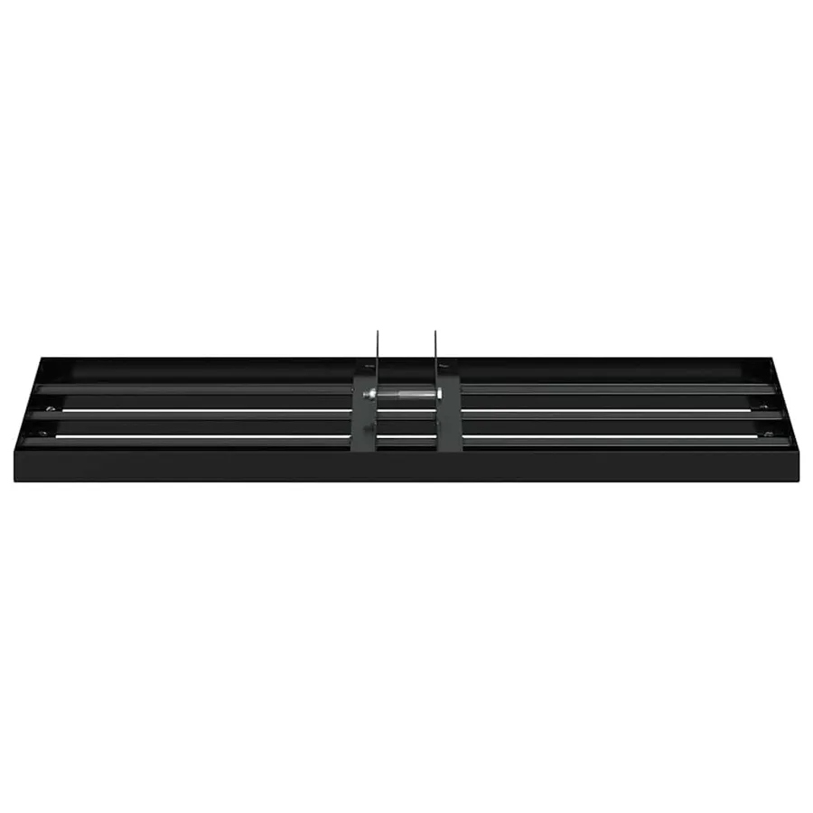 Rateau de nivellement pour jardin Noir Acier enduit de poudre - 4