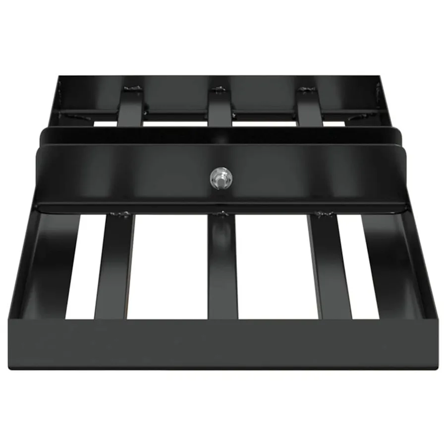 Rateau de nivellement pour jardin Noir Acier enduit de poudre - 5