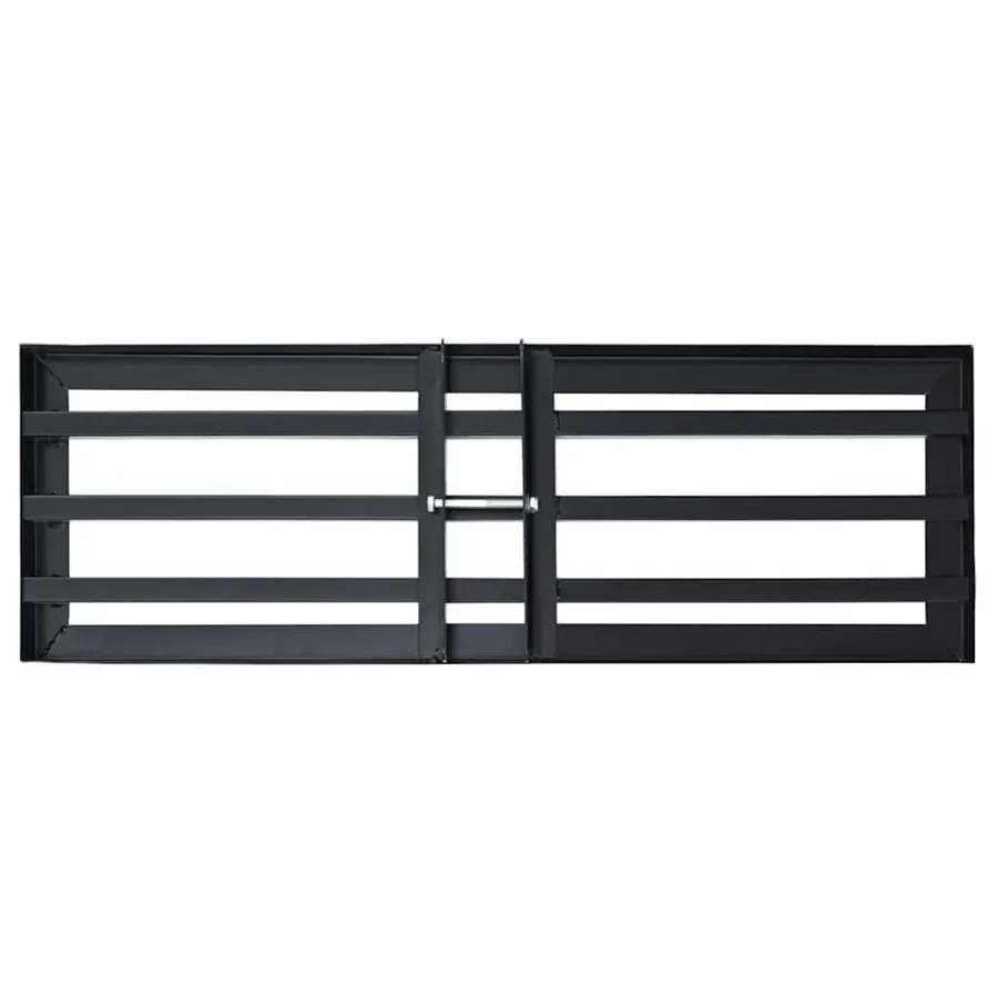 Rateau de nivellement pour jardin Noir Acier enduit de poudre - 9