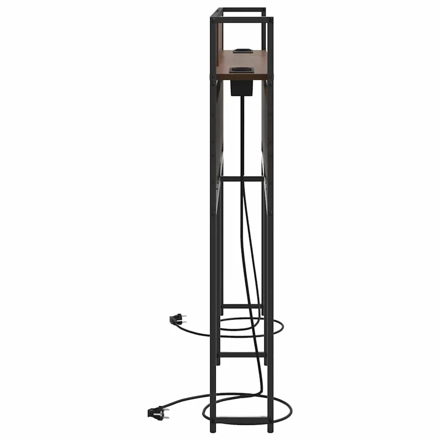 Tête de lit de rangement Chêne marron Bois d'ingénierie - 6