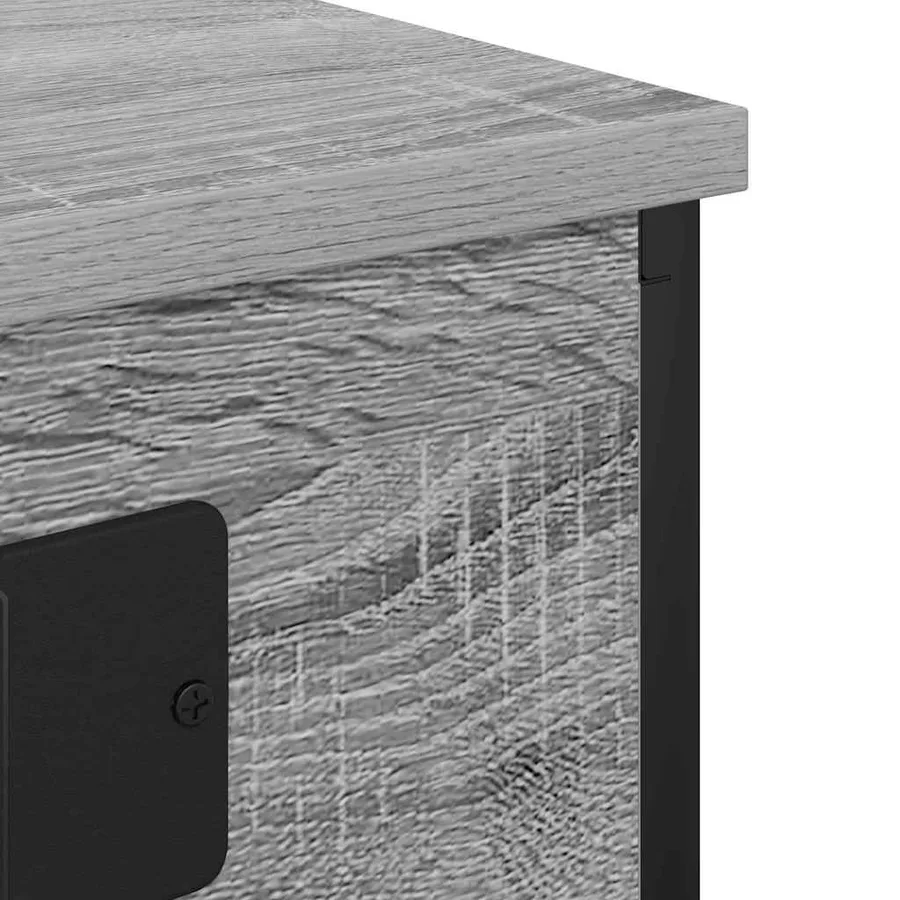 Cabinet de chevet 2 pcs Gris Sonoma 41 x 31 x 51 cm - 8
