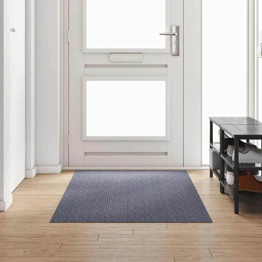 Tapis Couloir Gris clair 100 x 250 cm tissu