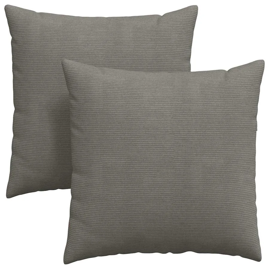 Coussins de canapé 2 pcs Gris clair 80 x 80 cm - 2