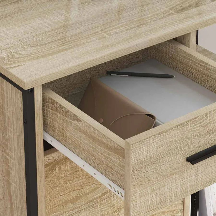 Cabinet avec Station de Charge Chêne Sonoma 76 x 41 x 72 cm - 4