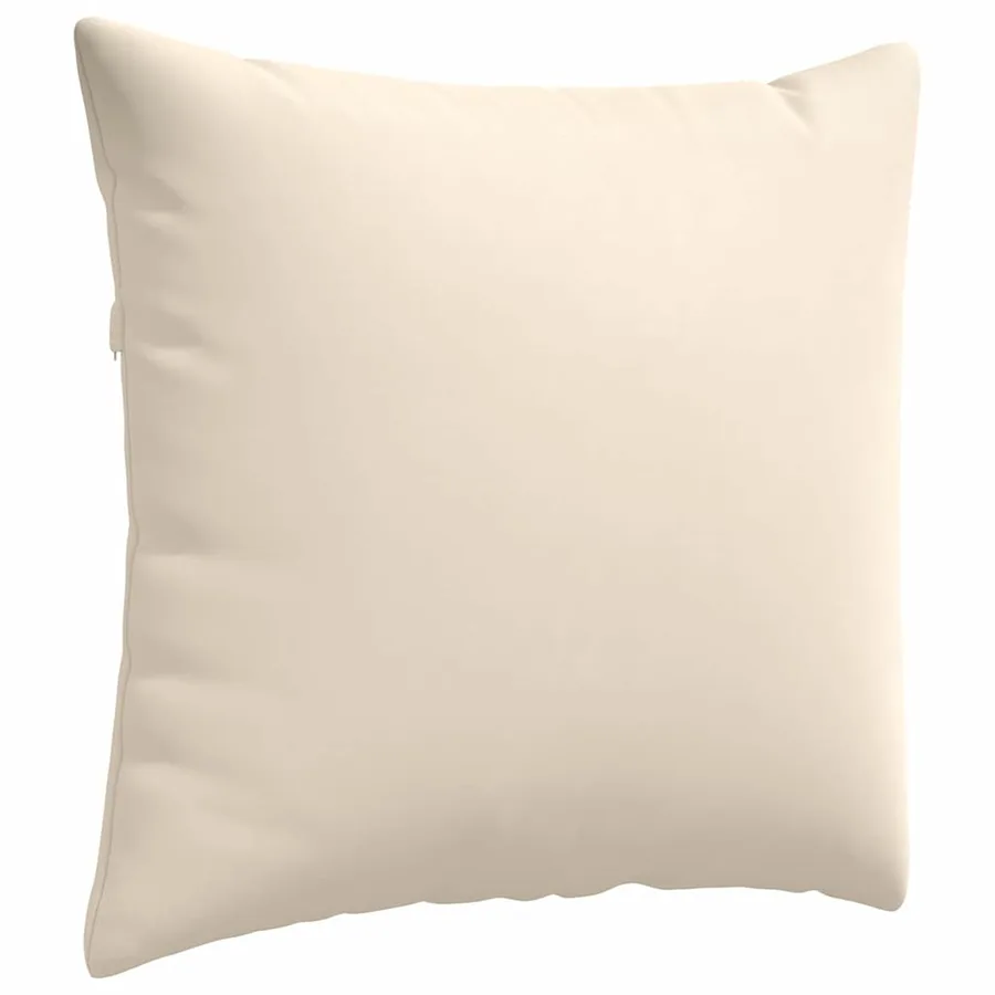 Coussins de canapé 2 pcs Beige 50 x 50 cm tissu - 5