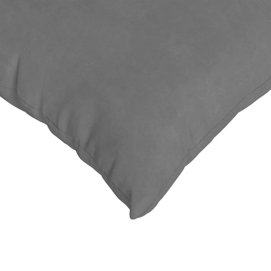 Coussins de canapé 2 pcs Gris foncé 60 x 60 cm tissu - 7