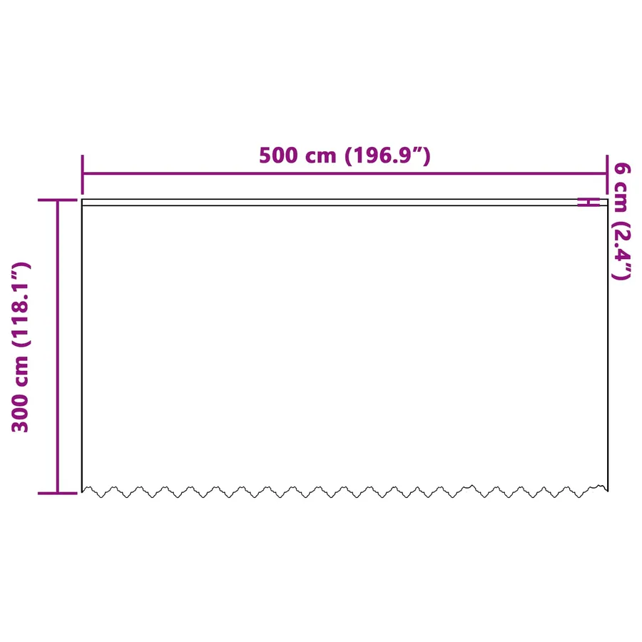 Rideau en Dentelle Floral Blanc 300 x 500 cm Polyester - 8