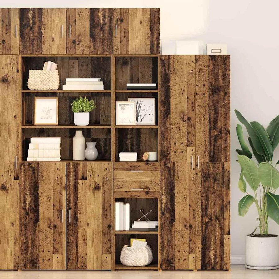 Haut Armoire Bois Ancien 40 x 42,5 x 185 cm Bois d'ingénierie