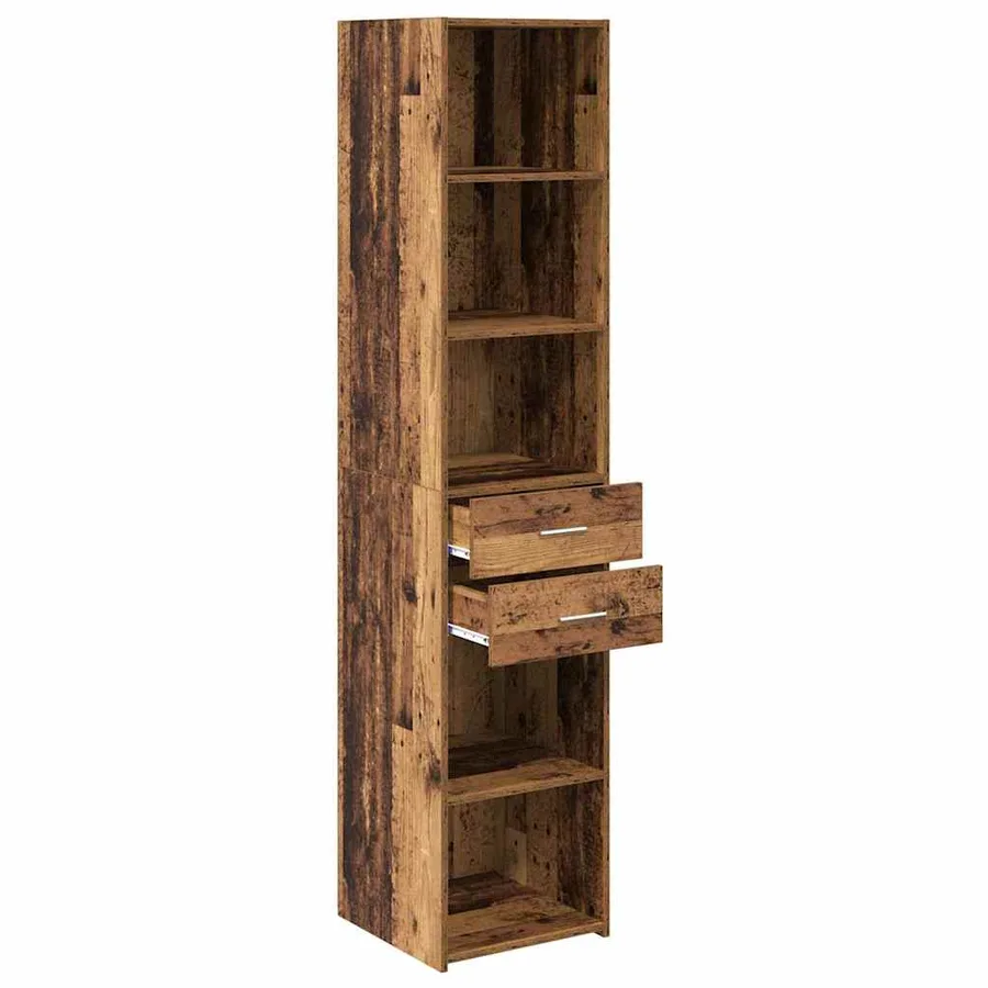 Haut Armoire Bois Ancien 40 x 42,5 x 185 cm Bois d'ingénierie - 5
