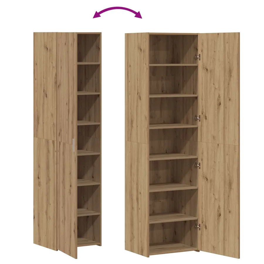 Buffet 2 pcs Chêne artisanal 50 x 41 x 225 cm - 14