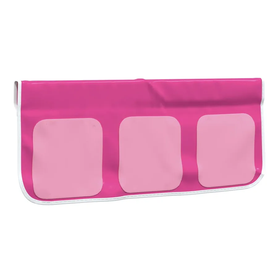 Rideaux pour lit mezzanine avec tunnel rose polyester - 11