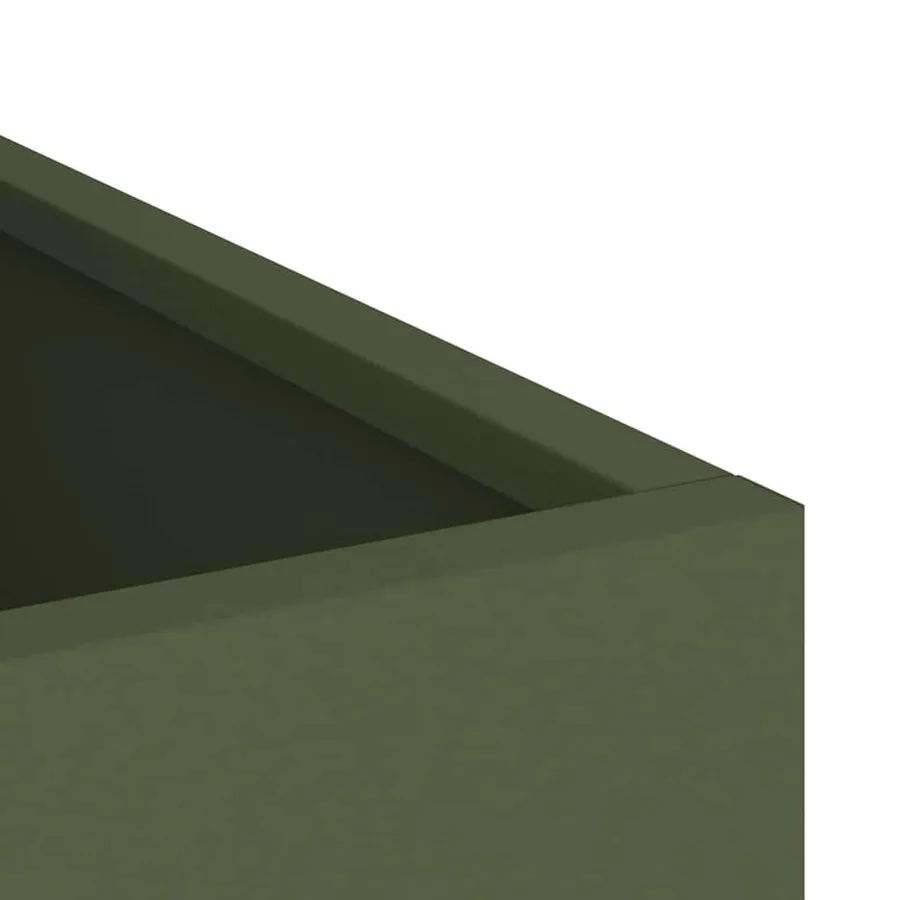 Cache-pot de jardin Vert olive 32 x 32 x 40 cm - 7