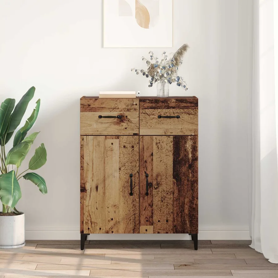 Buffet Bois ancien 69,5 x 34 x 90 cm Bois d'ingénierie - 4