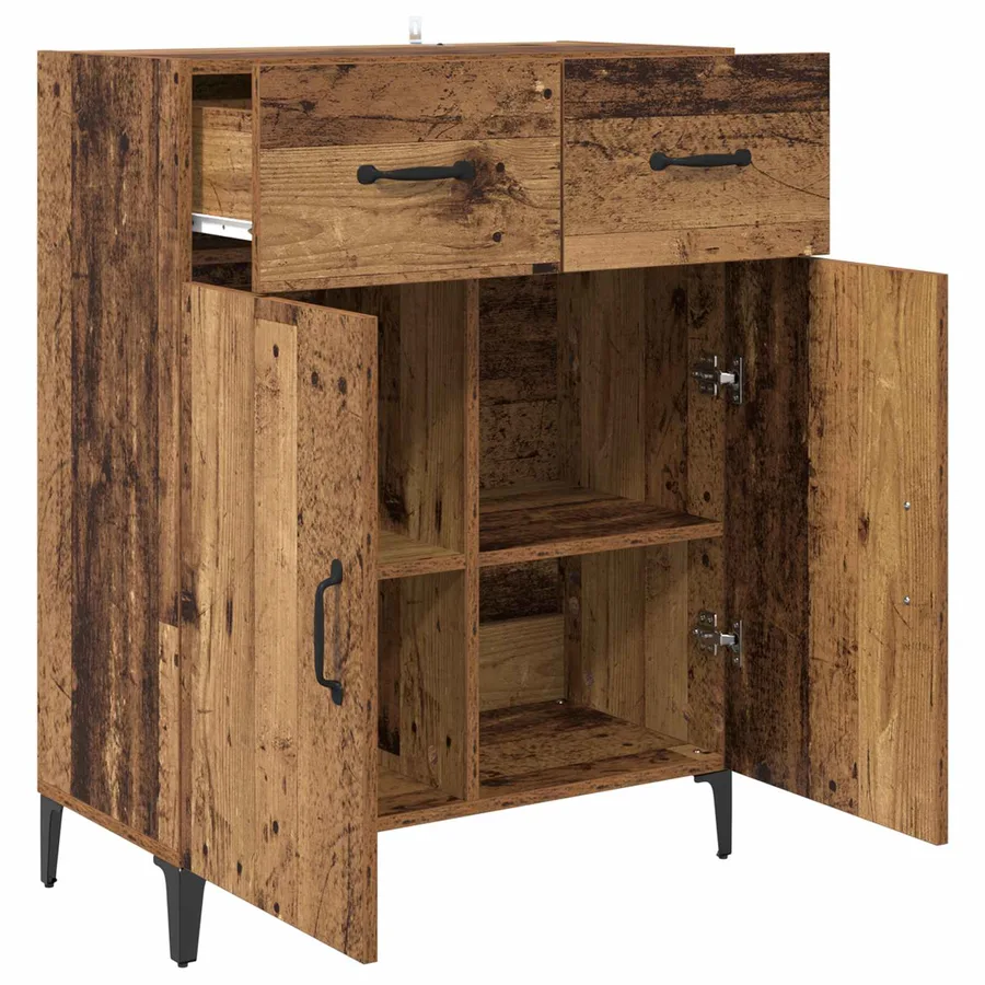 Buffet Bois ancien 69,5 x 34 x 90 cm Bois d'ingénierie - 5