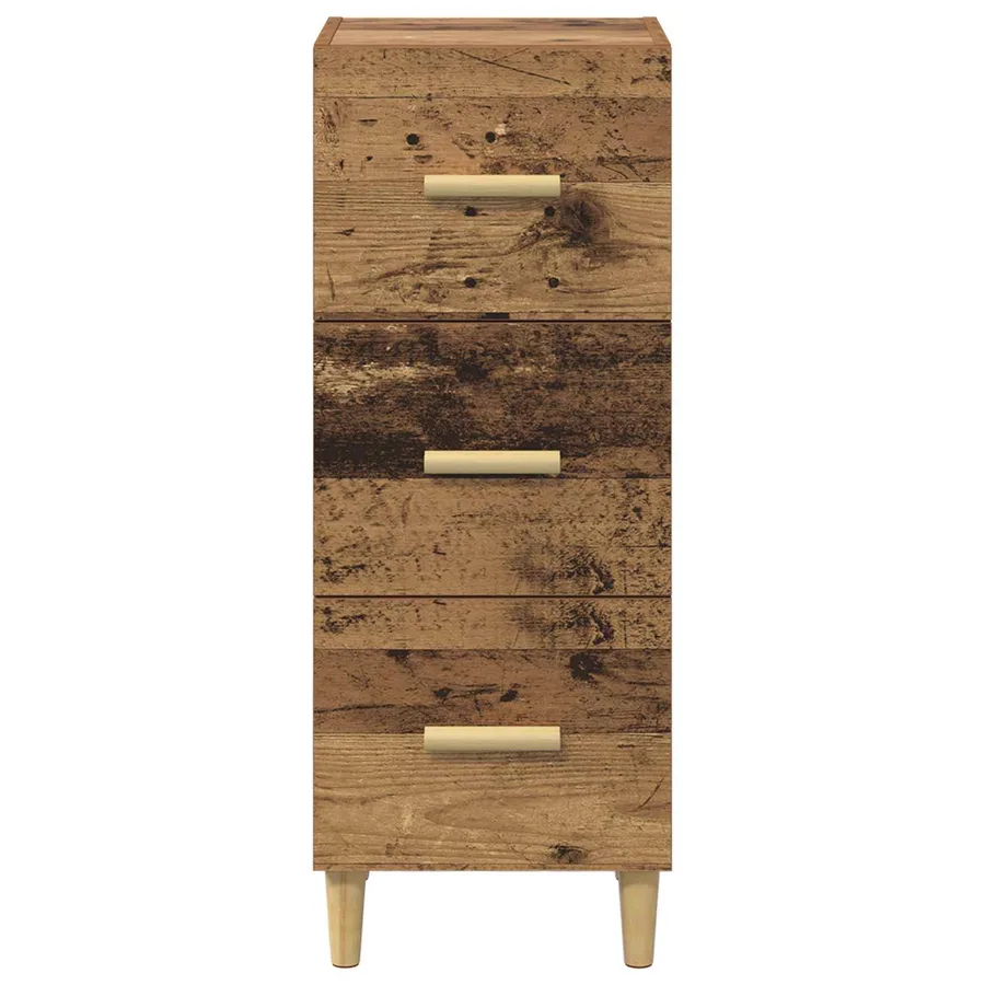 Buffet Bois ancien 34,5 x 34 x 90 cm Bois d'ingénierie - 6