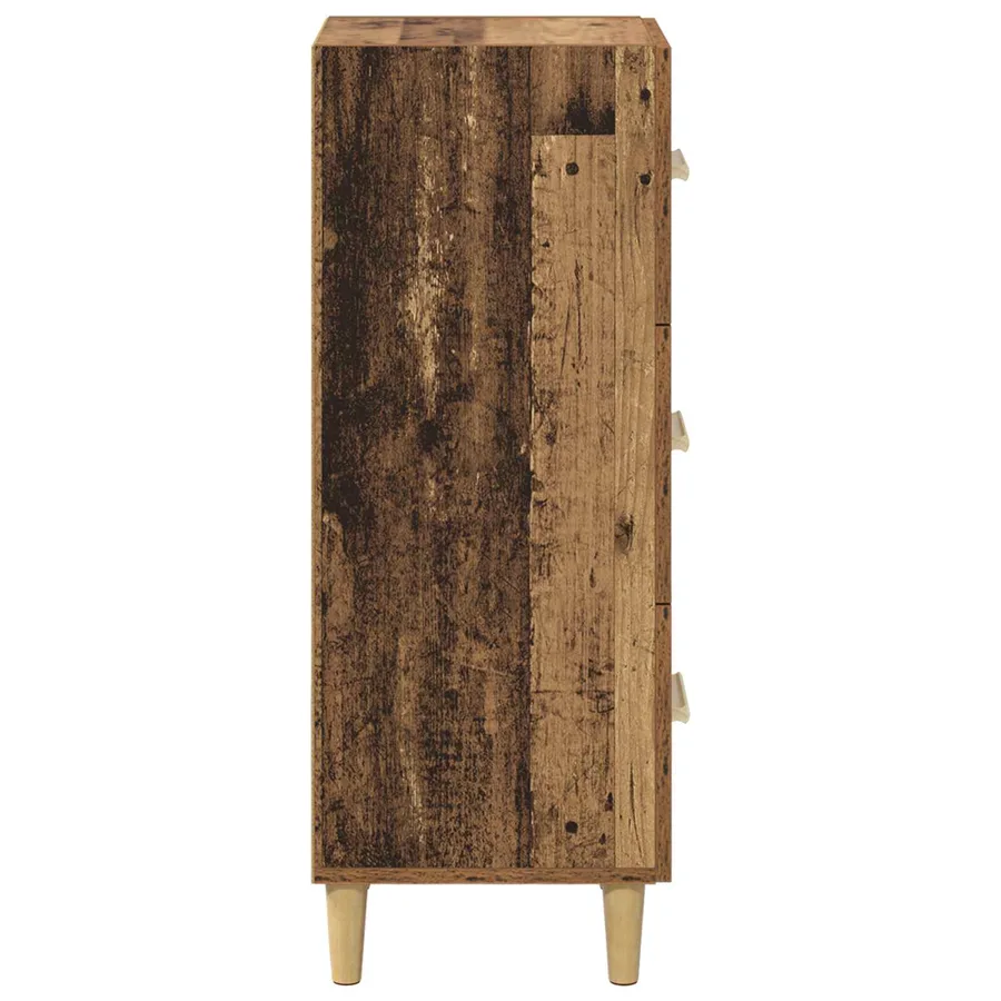 Buffet Bois ancien 34,5 x 34 x 90 cm Bois d'ingénierie - 7