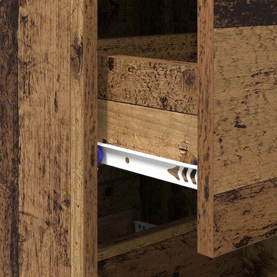 Buffet Bois ancien 34,5 x 34 x 90 cm Bois d'ingénierie - 9